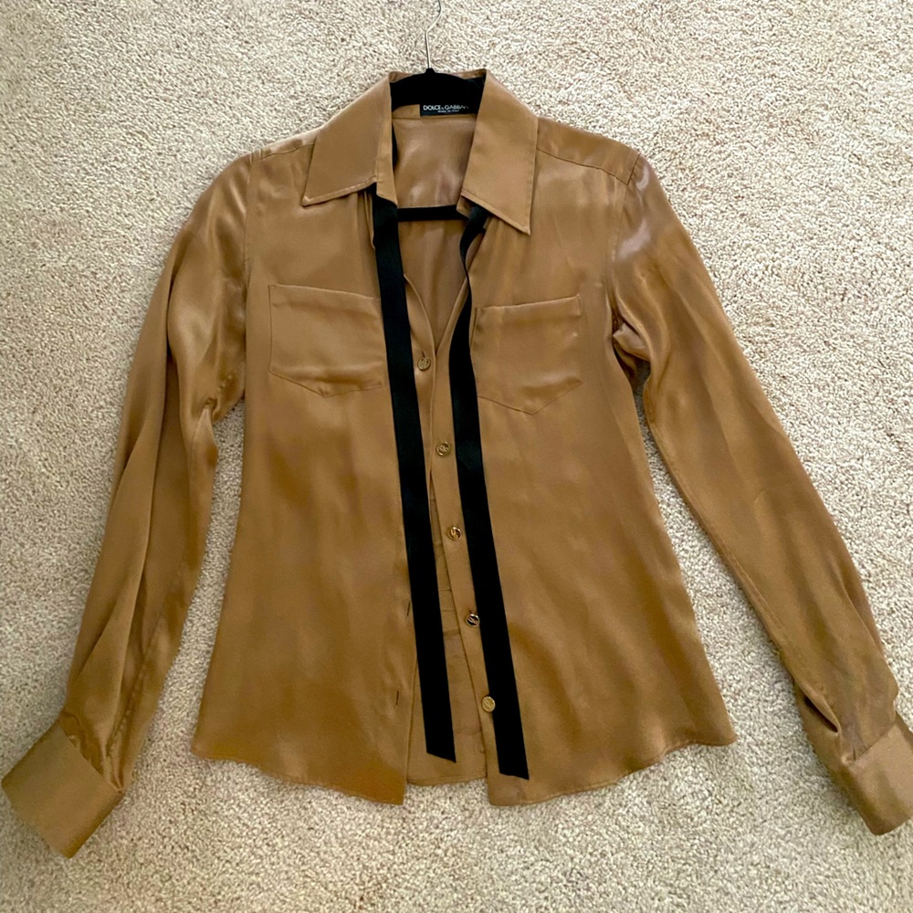 Dolce & Gabanna 100% silk blouse